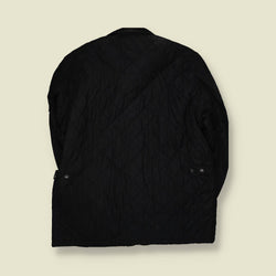 2000s | Barbour | Black Diamond-Quilted Jacket - 5XL