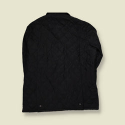 2000s | Barbour | Black Diamond-Quilted Jacket - XXL