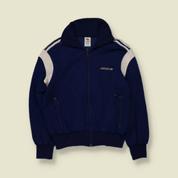 1970s | Adidas | Navy & White Track Jacket - XXS