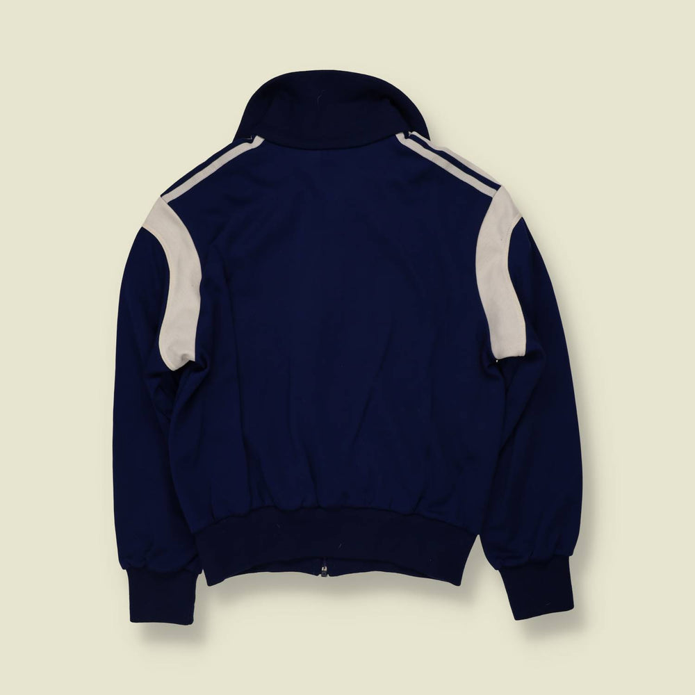 1970s | Adidas | Navy & White Track Jacket - XXS