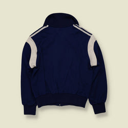 1970s | Adidas | Navy & White Track Jacket - XXS
