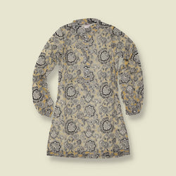 1970s | TGL Sweden | Paisley Print Cotton Blend Shirt Dress - Deadstock - 6