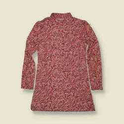 1970s | TGL Sweden | Abstract Wave Print Cotton Blend Shirt Dress - Deadstock - 10
