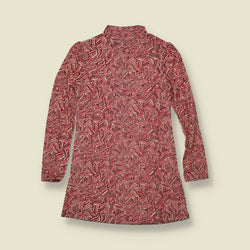 1970s | TGL Sweden | Abstract Wave Print Cotton Blend Shirt Dress - Deadstock - 10