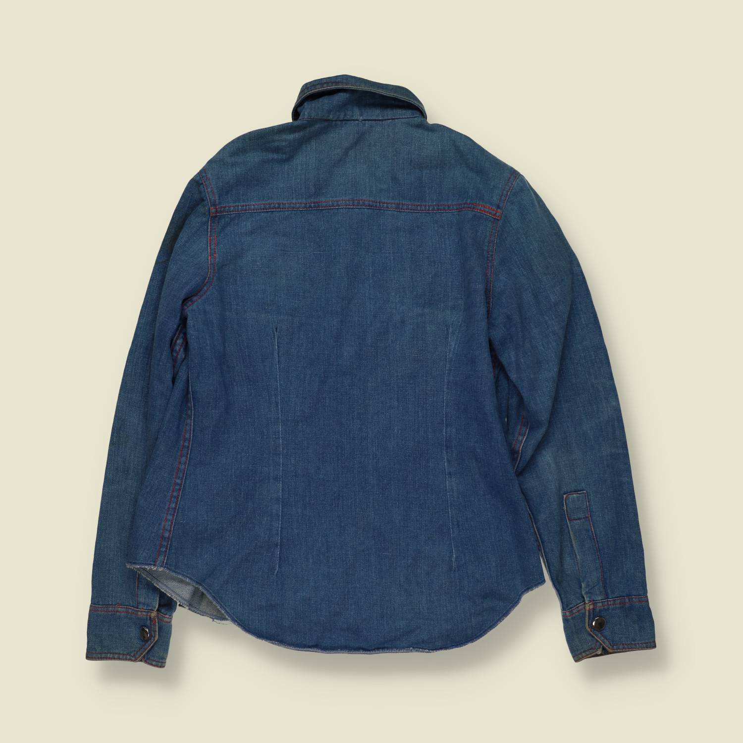 1970s | Denim Western Shirt - 10