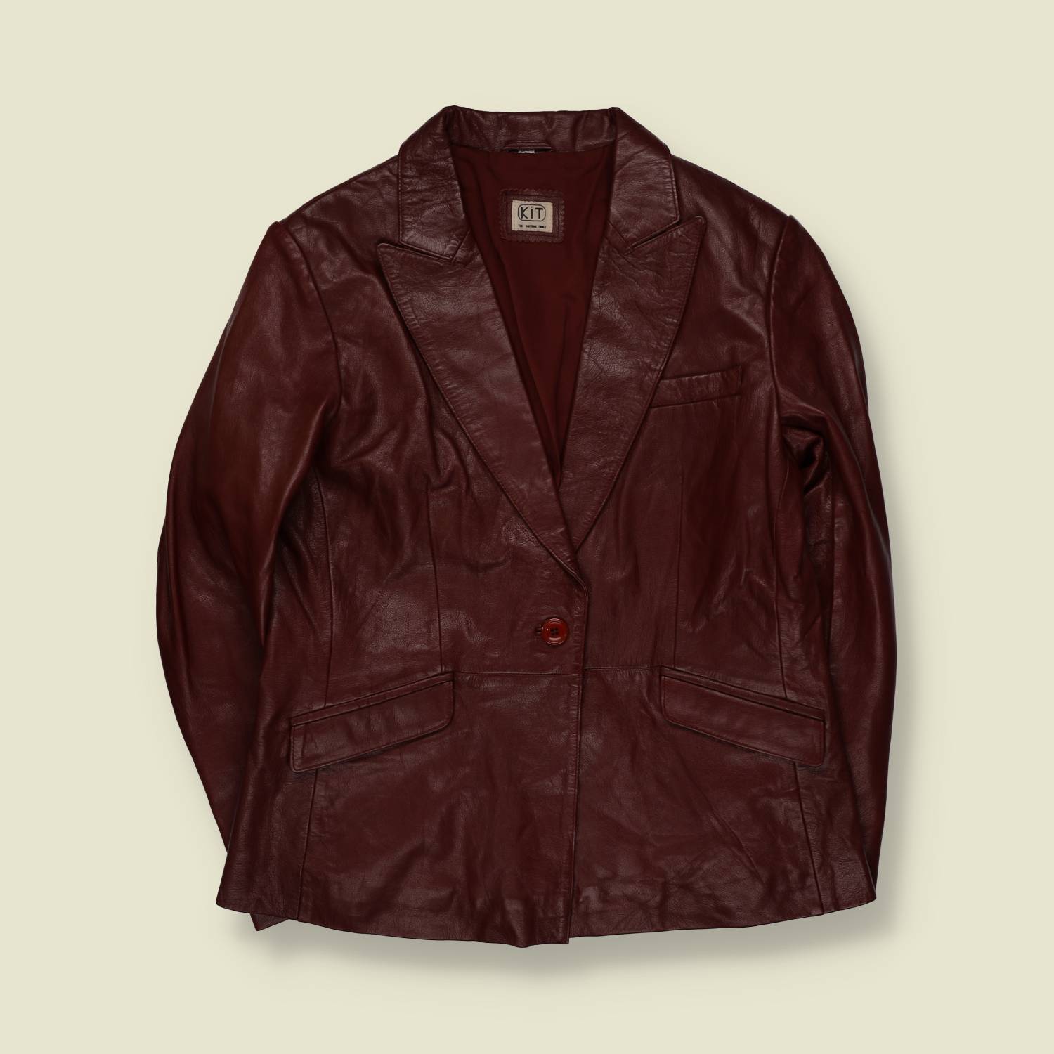 1990s | Kit | Leather Jacket | Oxblood - 12