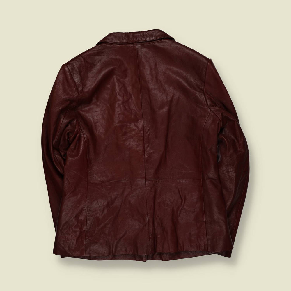 1990s | Kit | Leather Jacket | Oxblood - 12