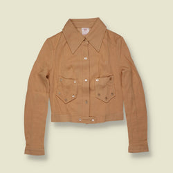 1970s | TGL | Deadstock Blouse | Camel - 6