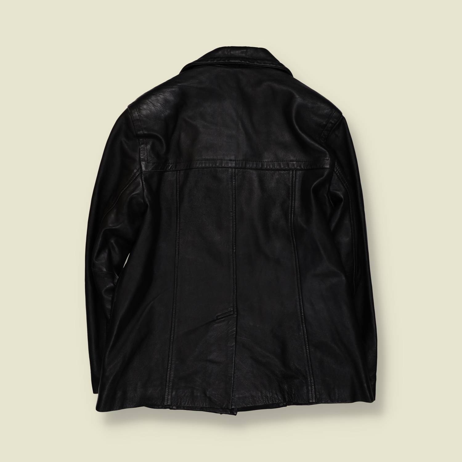 1990s | Leather Jacket | Black - 10