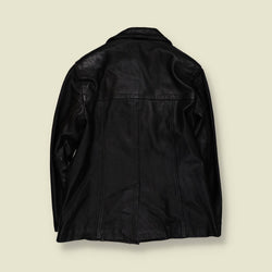 1990s | Leather Jacket | Black - 10