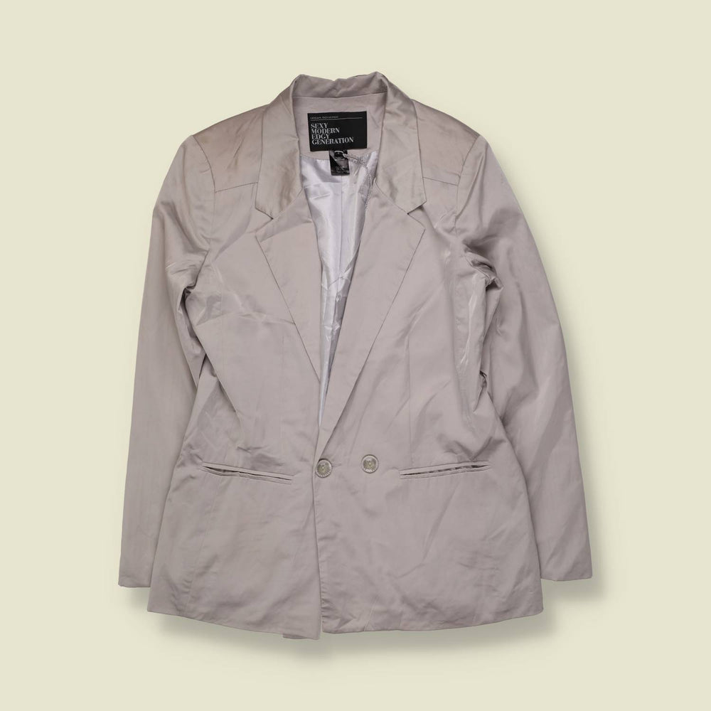 1990s | Urban Behavior | Lightweight Blazer | Stone - 12