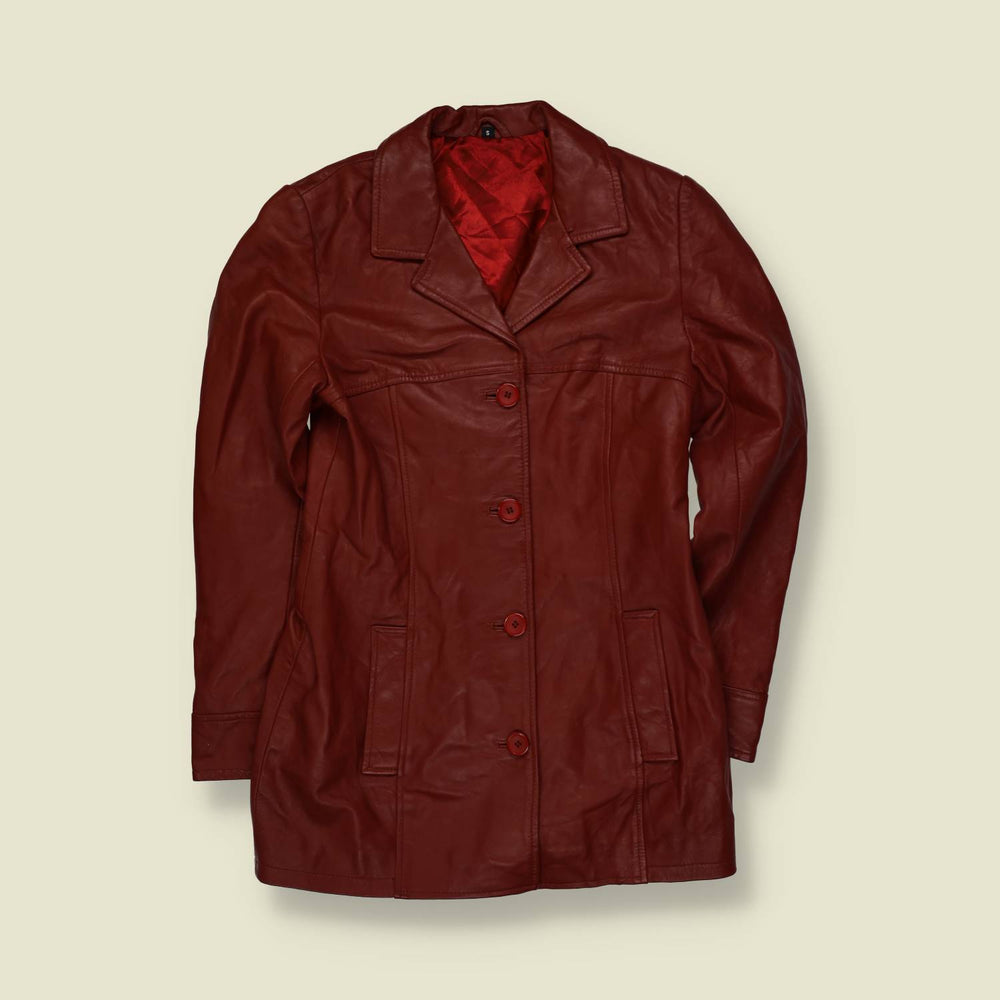 1990s | Leather Jacket | Oxblood - 6