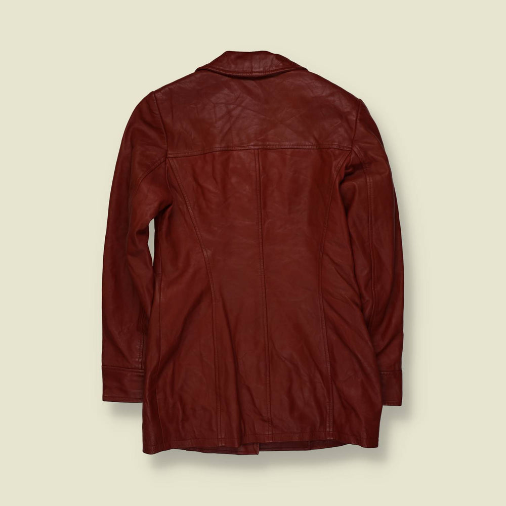 1990s | Leather Jacket | Oxblood - 6