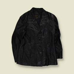 1990s | Montana | Leather Jacket | Black- 8