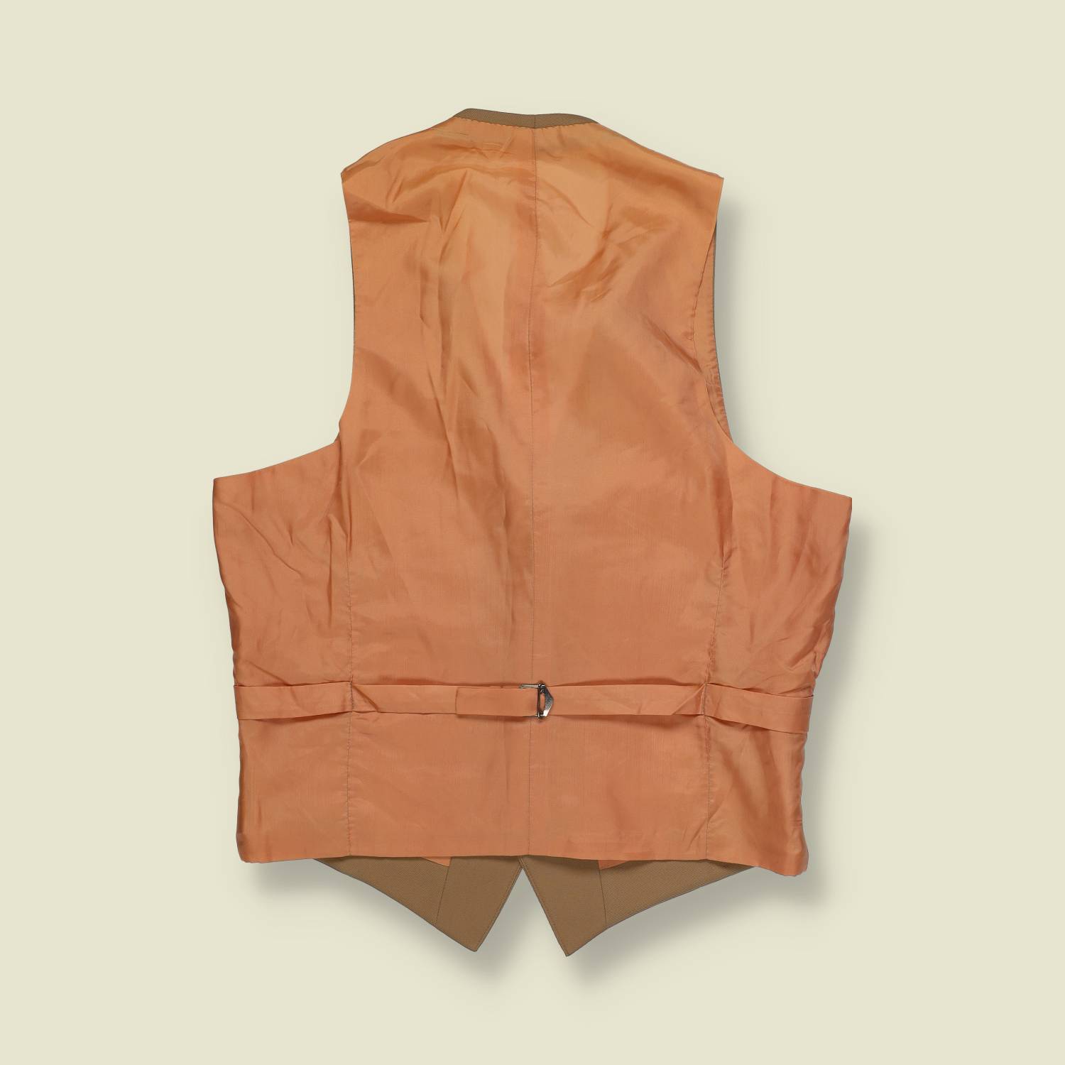 1970s | Classic Tailoring | Waistcoat | Tan – S