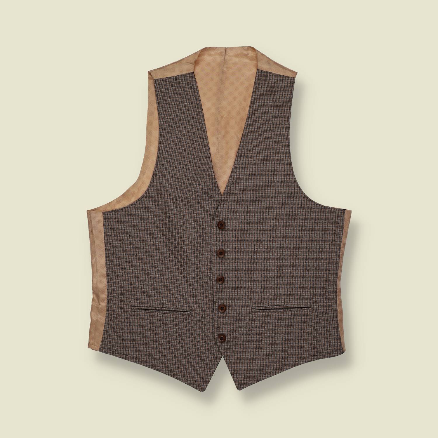 1970s | Fully Reversible | Tailored Waistcoat – S