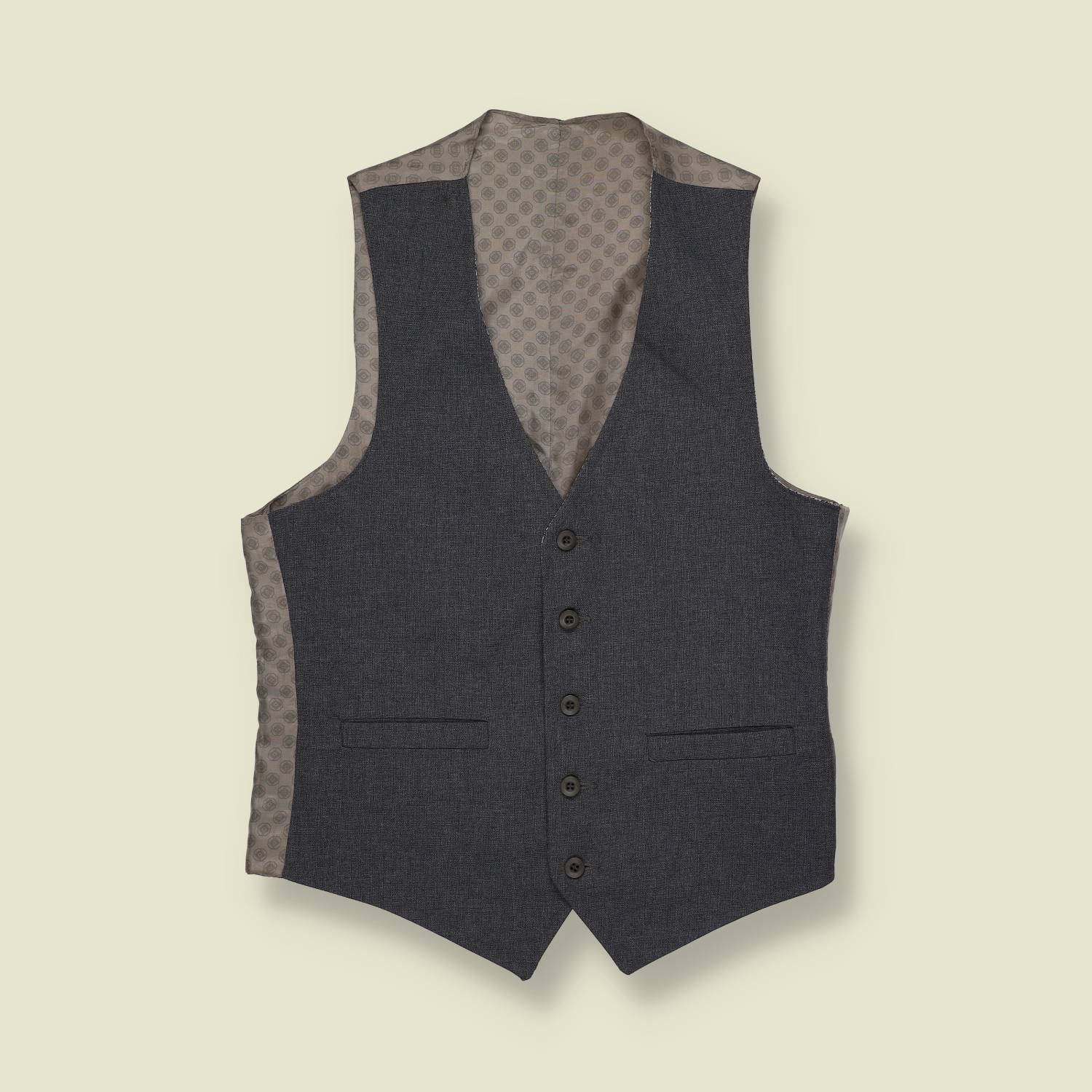 1970s | Fully Reversible | Tailored Waistcoat – XS