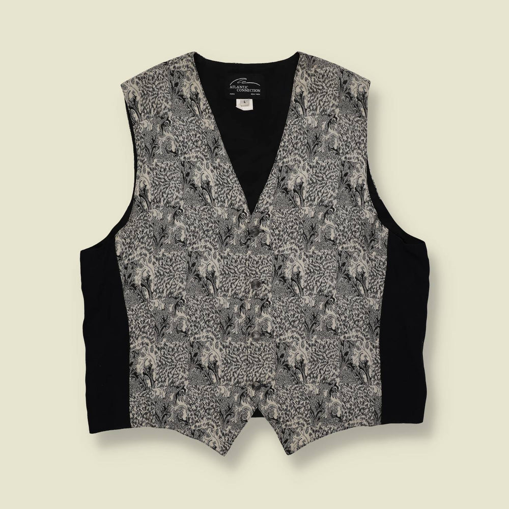 1980s | Atlantic Connection | Patterned Waistcoat – XL