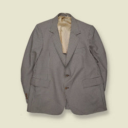 1970s | Tailored Check Blazer – L