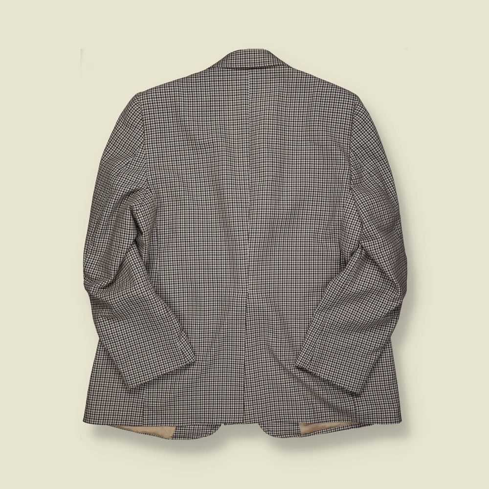 1970s | Tailored Check Blazer – L