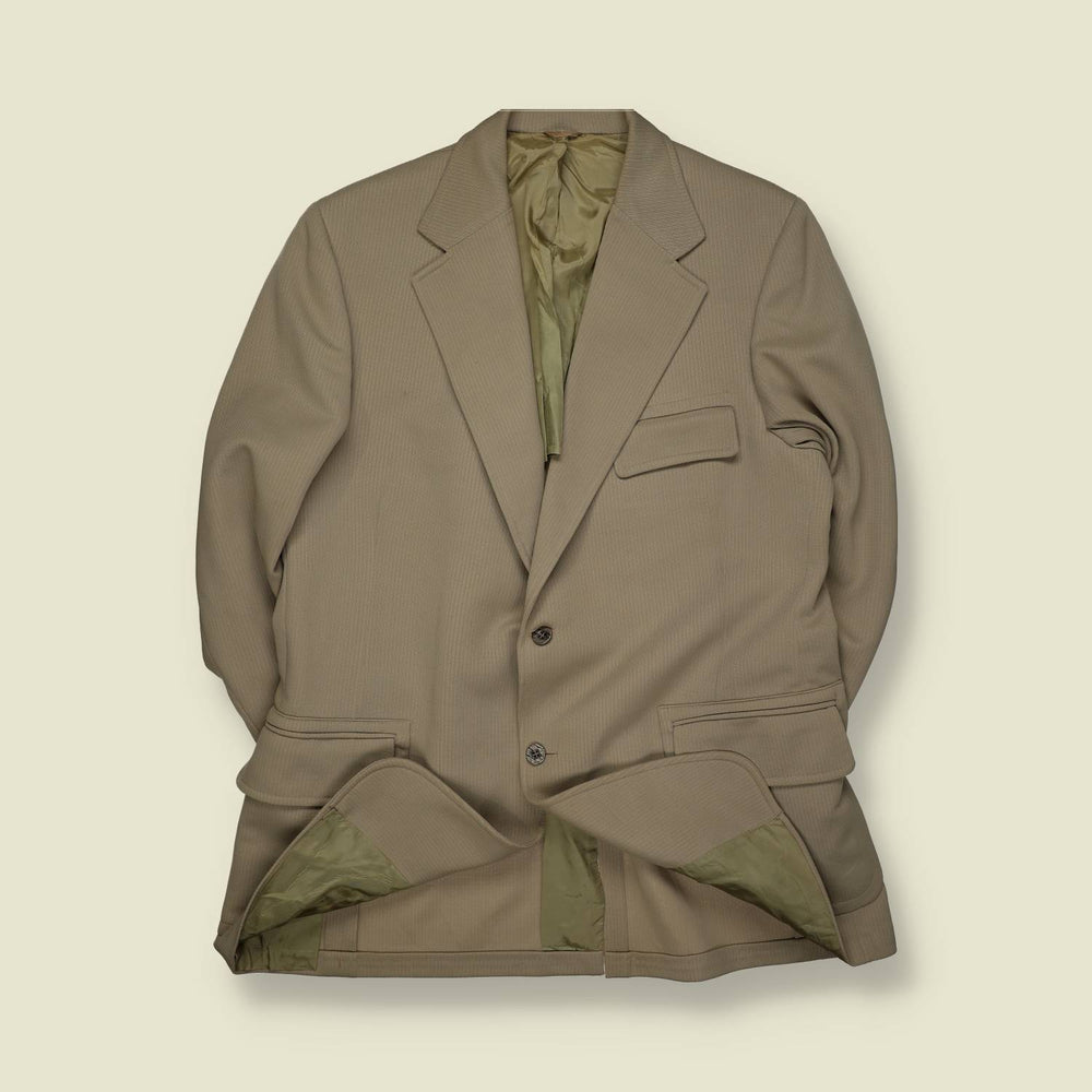 1970s | Marsett | Half Belted Tailored Jacket – XL