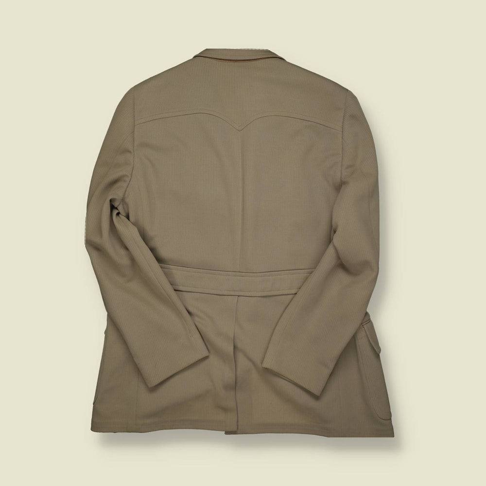 1970s | Marsett | Half Belted Tailored Jacket – XL