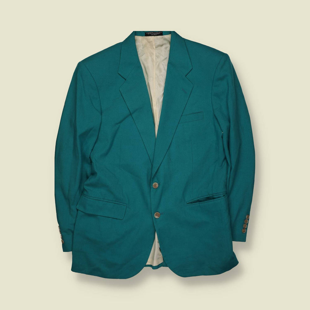 1970s | Robert Alan | Tailored Jacket | Teal – M