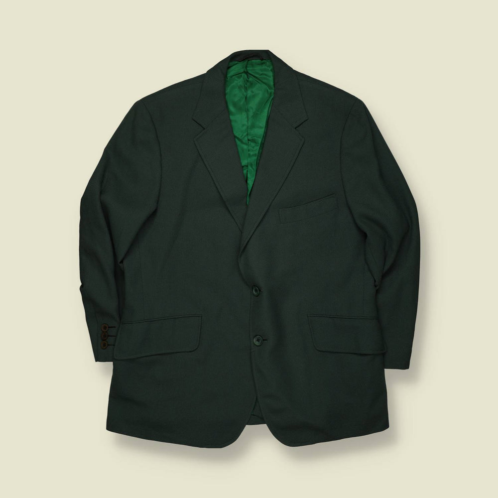 1970s | Briggs LTD | Tailored Jacket | Deep Green – L