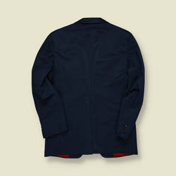1970s | The Sovereign | Tailored Blazer Jacket | Navy with Red Lining – S