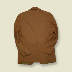 1970s | Norman Wesley | Tailored Blazer Jacket | Tan Wool – S