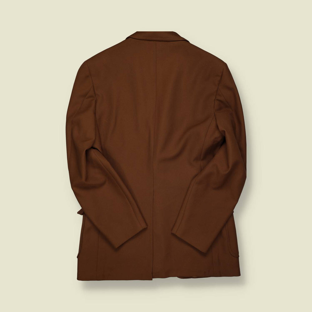 1970s | Youngs | Tailored Blazer Jacket | Brown Wool – S
