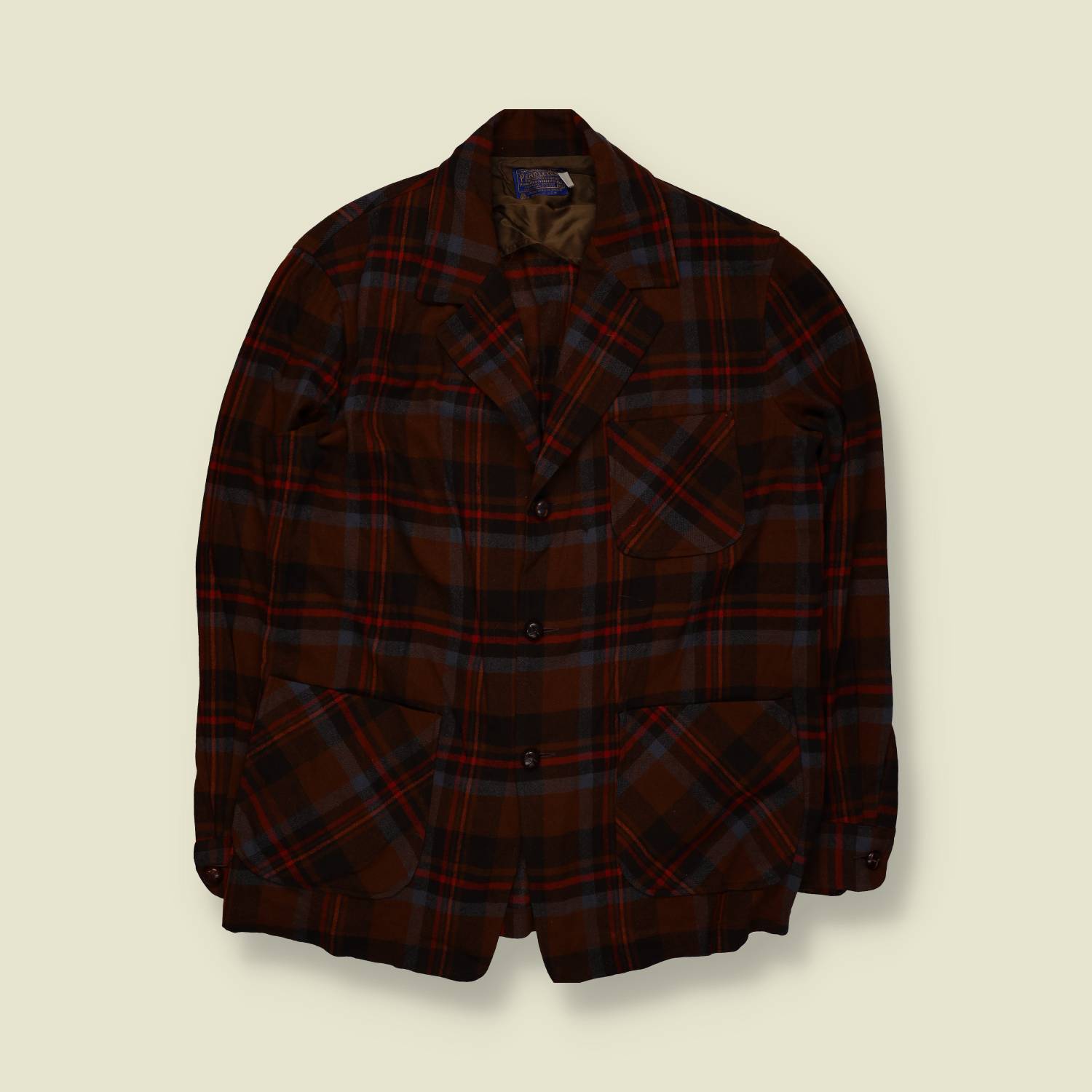 1970s | Pendleton | 49er Wool Jacket | Plaid – M/L