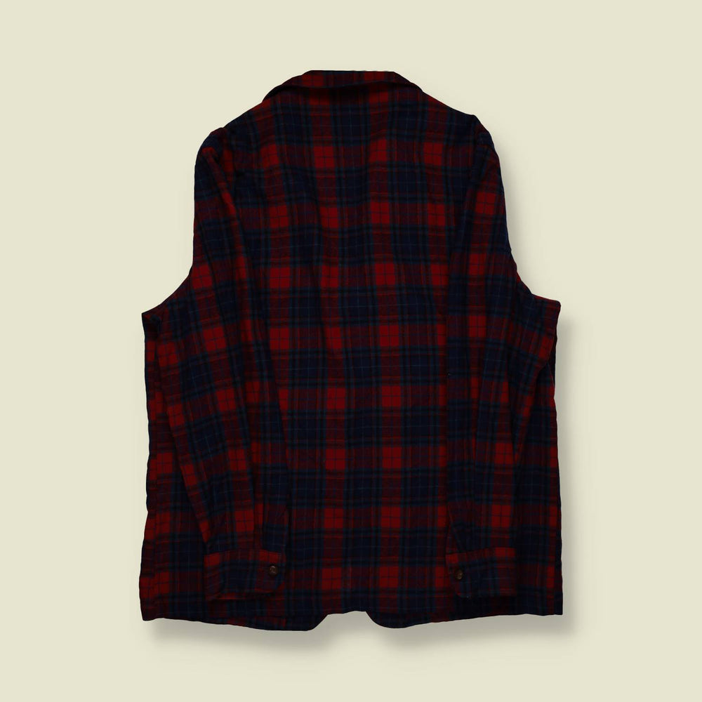 1970s | Pendleton | 49er Wool Jacket | Plaid – XL/XXL