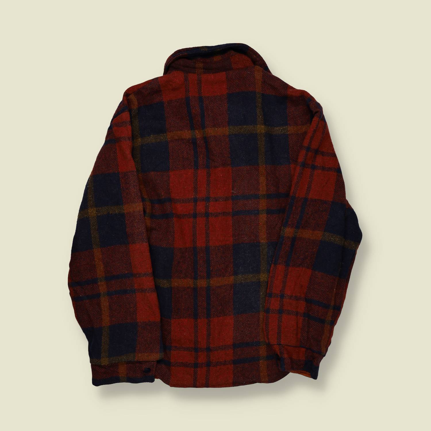 1970s | Y.M.F | Wool Flannel Shirt | Plaid – S