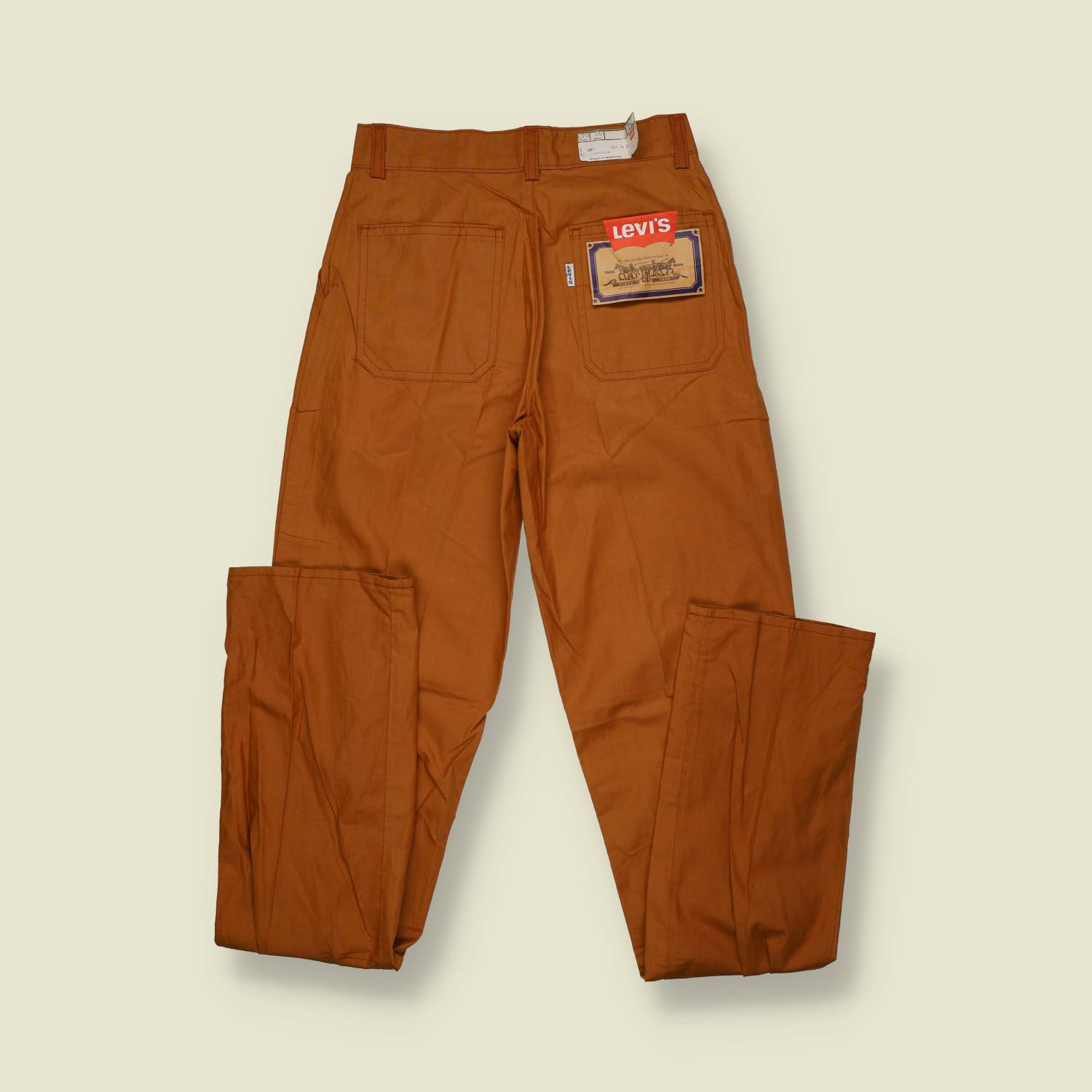 1970s | Levi’s | Deadstock | Lightweight Chino Trousers | Brown – w24