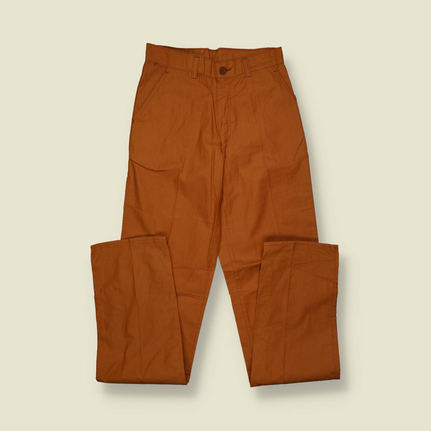 1970s | Levi’s | Deadstock | Lightweight Chino Trousers | Brown – w27