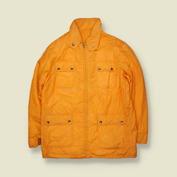 1970s | European Outdoor | Padded Anorak Jacket | Orange – M