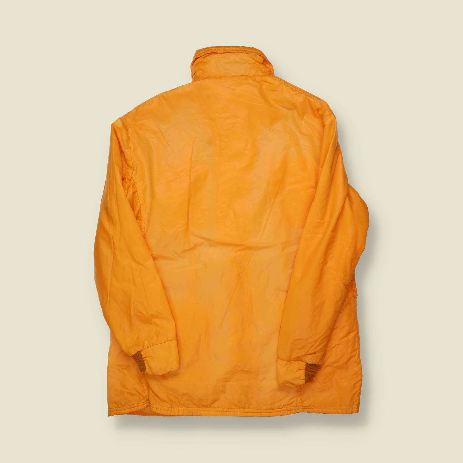 1970s | European Outdoor | Padded Anorak Jacket | Orange – M