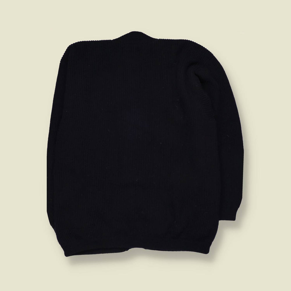 1980s | Ghiglino 1893 | Cardigan | Navy - XL