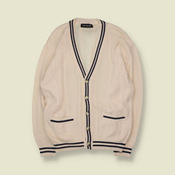 1980s | Enzo Lorenzo | Cardigan | Cream - XL