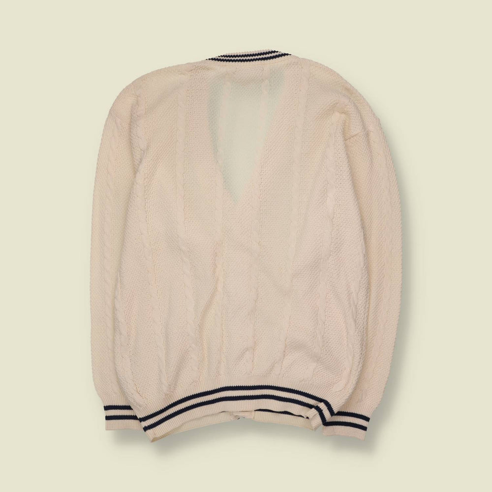 1980s | Enzo Lorenzo | Cardigan | Cream - XL