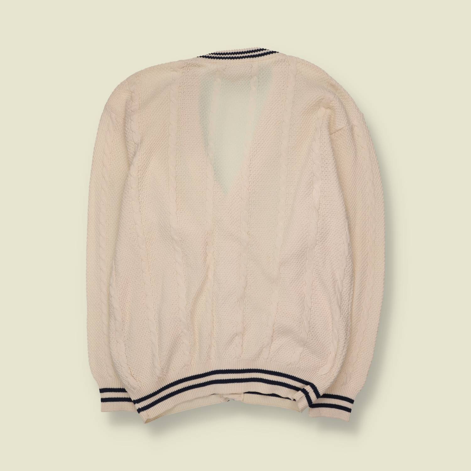 1980s | Enzo Lorenzo | Cardigan | Cream - XL