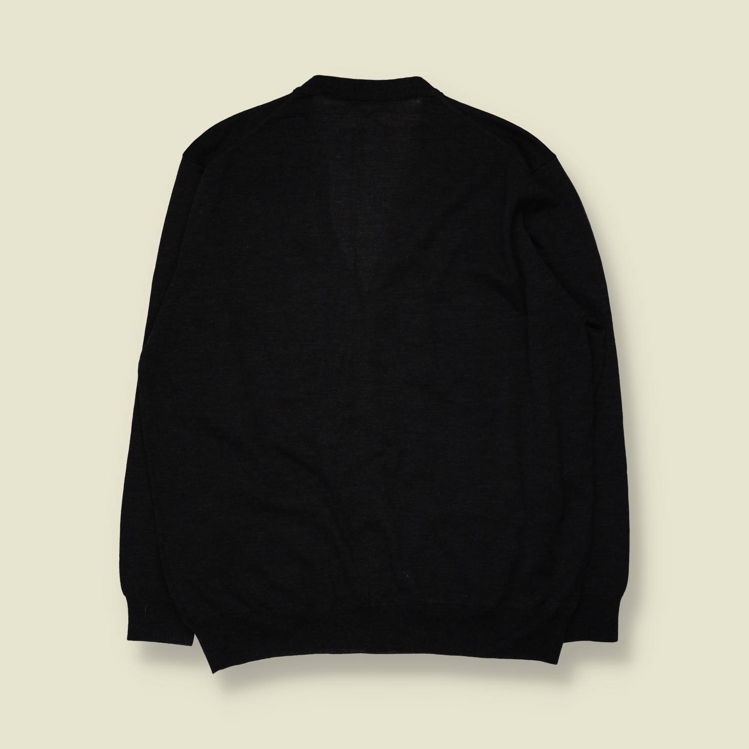 1980s | Prince of Argyle | Cardigan | Charcoal - XL