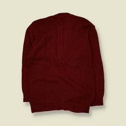 1980s | Malagrida | Cardigan | Burgundy - XXL