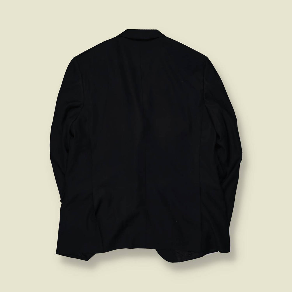 1990s | Three-Button Suit | Black - L