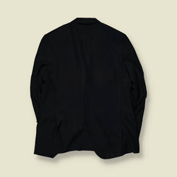 1990s | Three-Button Suit | Black - L