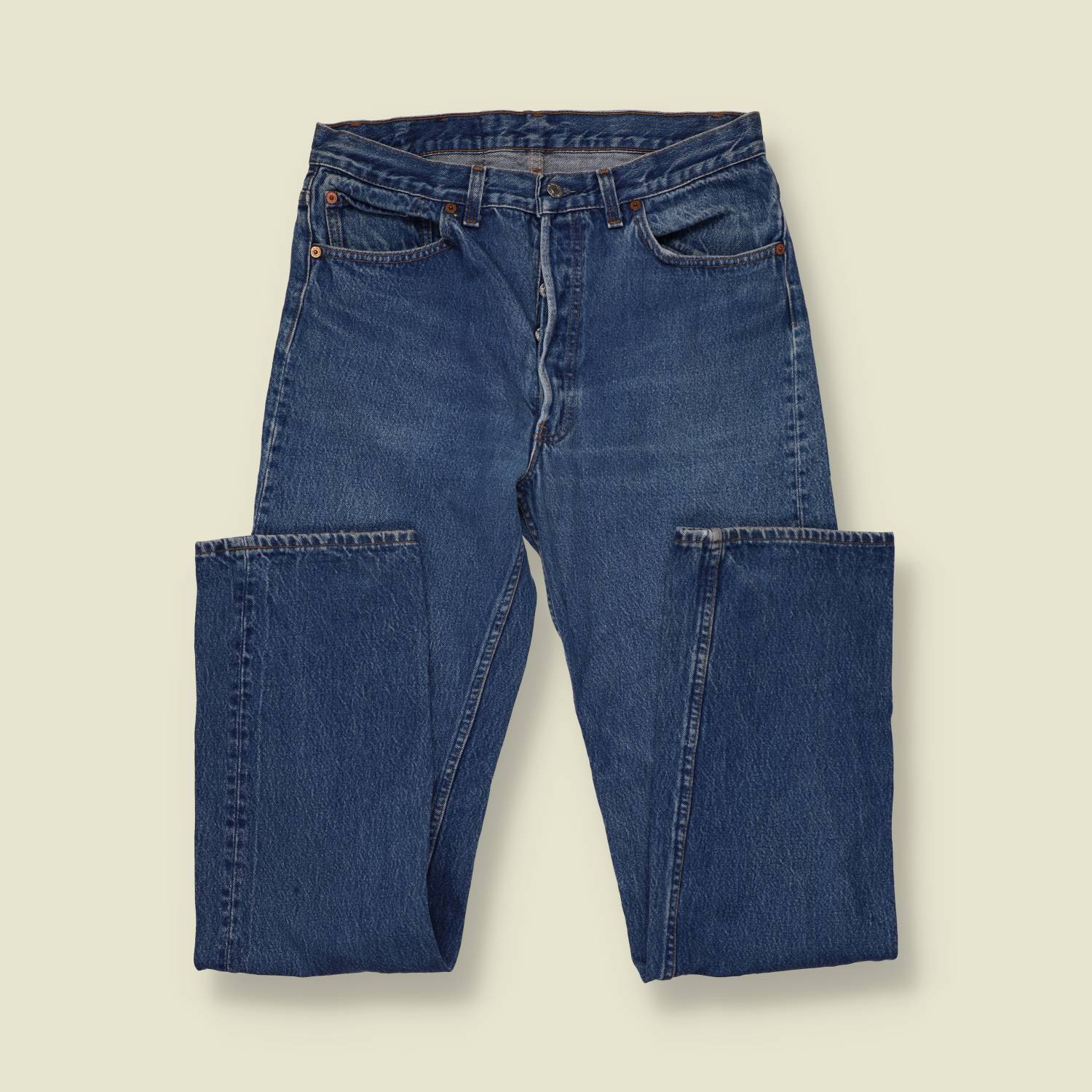 1990s | Levi's 501 | Made in USA | Blue Wash Jeans - w32