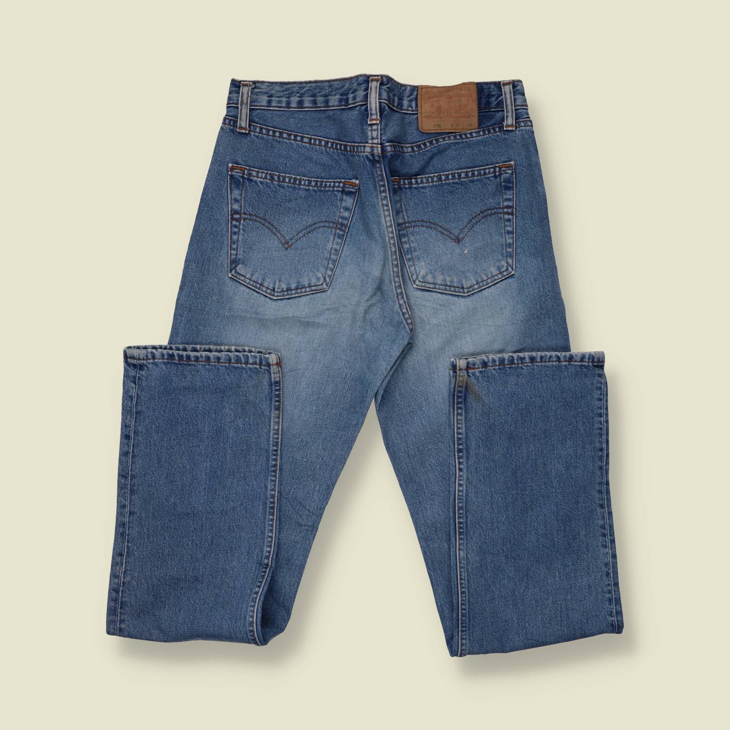 1990s | Levi's 501 | Made in USA | Blue Wash Jeans - w30