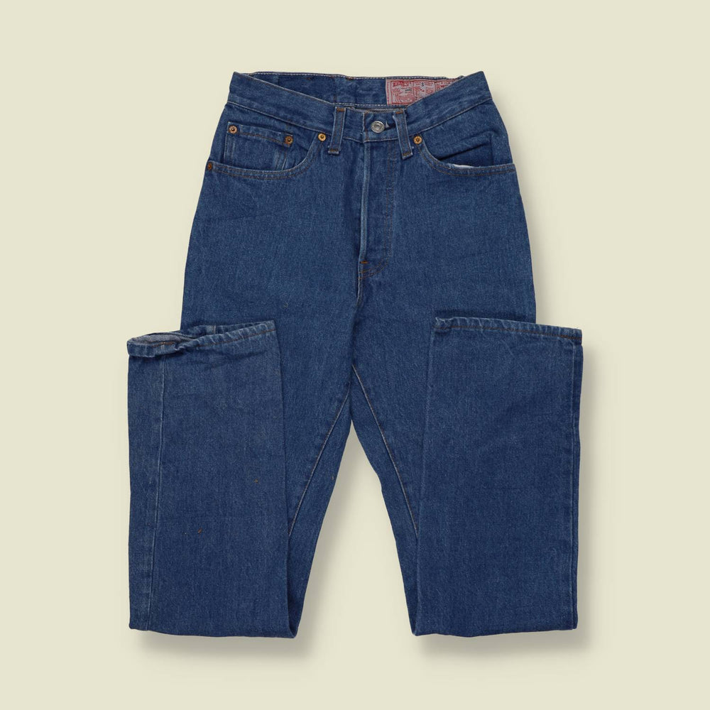 1990s | Levi's 501xx | Made in USA | Blue Wash Jeans - w26