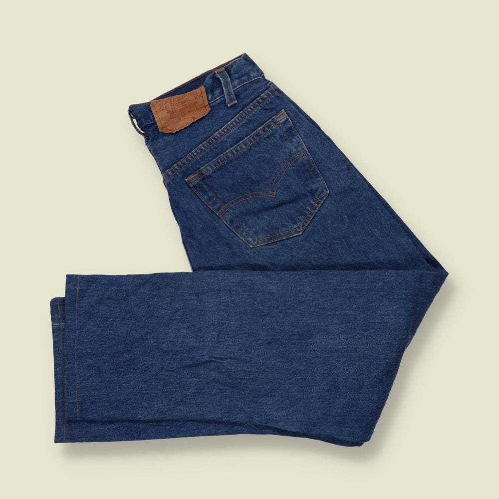 1990s | Levi's 501xx | Made in USA | Dark Blue Wash Jeans - w30